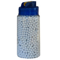 2000 x 6mm 0.20g Polished White Nylon Airsoft Pellets BB