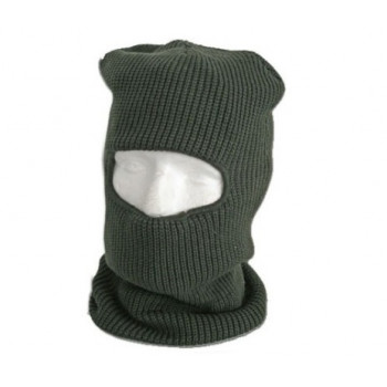 Fleece Lined Balaklava with Eye Portal Green