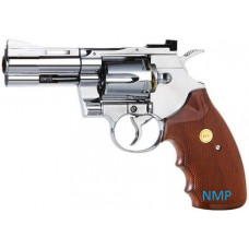 KWC Colt 357 Revolver 2.5 inch Barrel 12g co2 Air Pistol Chrome Finish 4.5mm steel bb 6 shot bb revolver