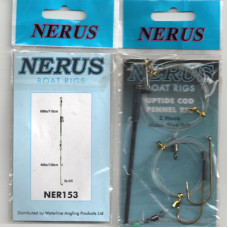 NERUS BOAT SEA RIGS 2 HOOK (SIZE 4/0 UPTIDE COD PENNEL ) NER153