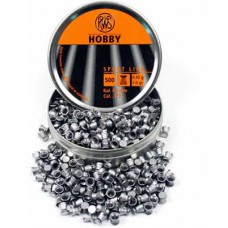 RWS HOBBY flat head .177 calibre air gun pellets 4.50mm 7.00 grains tin of 500