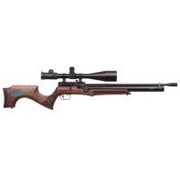 Reximex Lyra .177 calibre 14 shot Multishot PCP Air Rifle walnut stock