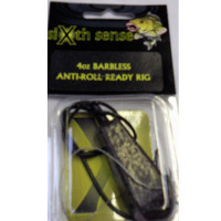 Sixth Sense Ready Made Carp Rigs ANTI-ROLL BARBLESS BROWN 2oz