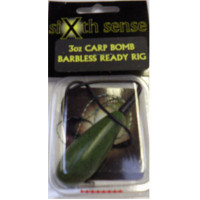 Sixth Sense Ready Made Carp Rigs CARP BOMB BARBLESS GREEN 2oz