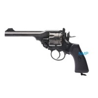 Webley MKVI Service 6 inch Revolver 12g co2 Air Pistol .22 calibre Pellet version .455 Aged Battlefield Finish