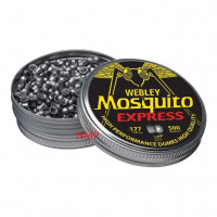 Webley Mosquito domed head .177 calibre Air Gun Pellets 7.87 Grains 4.52mm Tin of 500