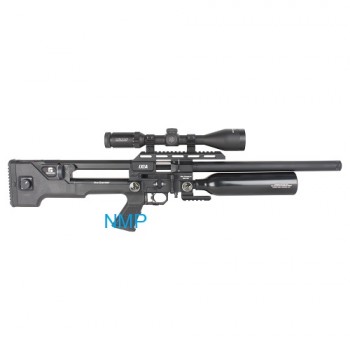 Reximex Ixia .22 calibre Multishot PCP Air Rifle Synthetic black stock 12 shot