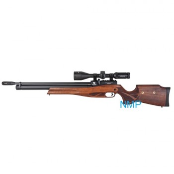 Reximex Pretensis .177 calibre Multishot PCP Air Rifle walnut stock 14 shot Regulated