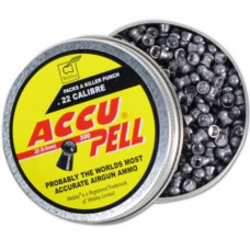 Webley AccuPell Domed head .22 Calibre Air Gun Pellets 5.50mm 14.30 grains tin of 500 